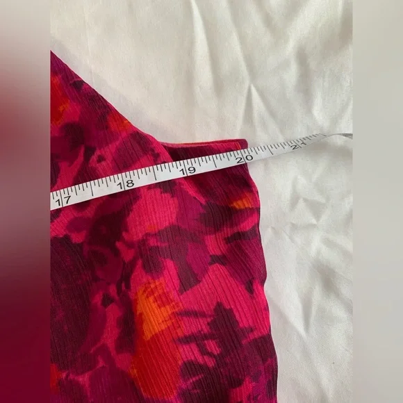 Banana Republic Fuchsia, Pink, Purple and Orange Patterned Tank - Picture 11 of 16